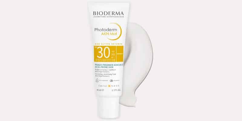 فلوئید ضد آفتاب بی‌رنگ فتودرم آکنه مت اس‌پی‌اف ۳۰ بایودرما | Bioderma Photoderm AKN Mat SPF 30