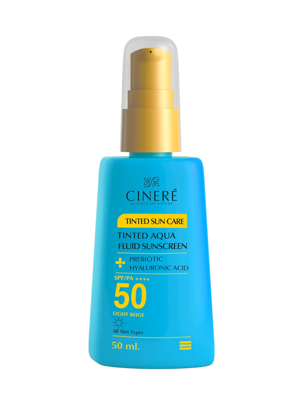 کرم ضد آفتاب فلوئید رنگی سینره