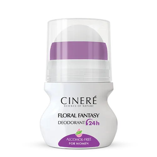 دئودورانت زنانه بدون الکل سینره با رایحه Floral Fantasy