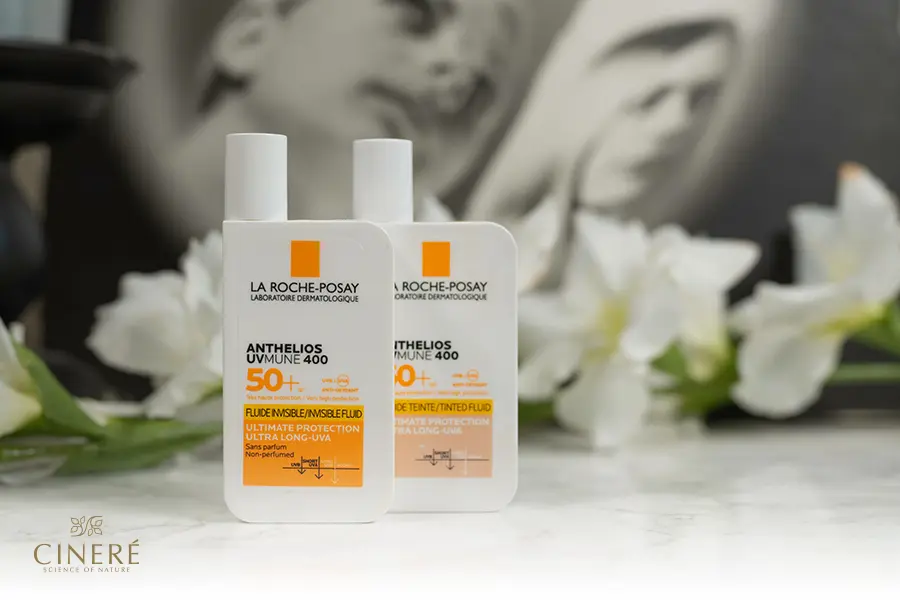 لاروش پوزای Anthelios UVMune 400 رنگی و بیرنگ یکی از بهترین ضدآفتابهای فلوئیدی خارجی بازار است