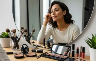 مقاله آموزش ترتیب آرایش صورت با ضدآفتاب