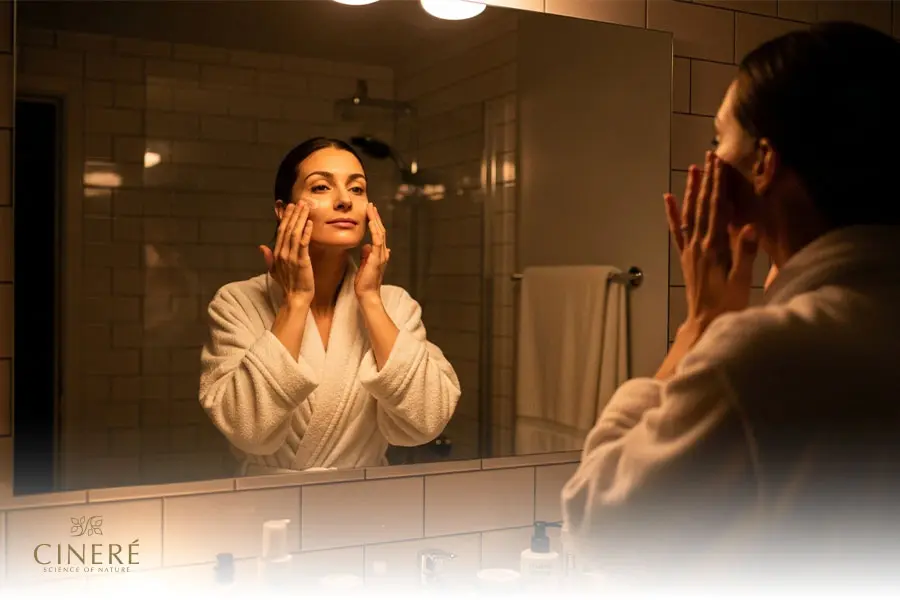 ضد آفتاب در شب باعث محافظت پوست در برابر نور آبی وسایل الکترونیکی می‌شود.