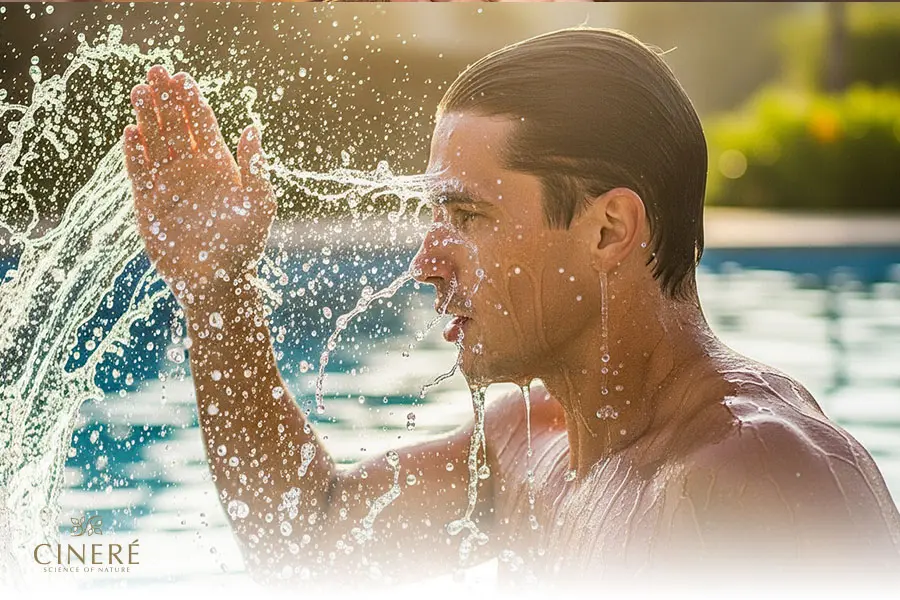 اهمیت تمدید ضد آفتاب در شرایط تعریق و انجام ورزشهایی مانند شنا بیشتر میشود.