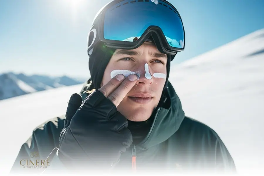 محافظت از پوست با استفاده از کرم ضد آفتاب در زمستان و پاییز