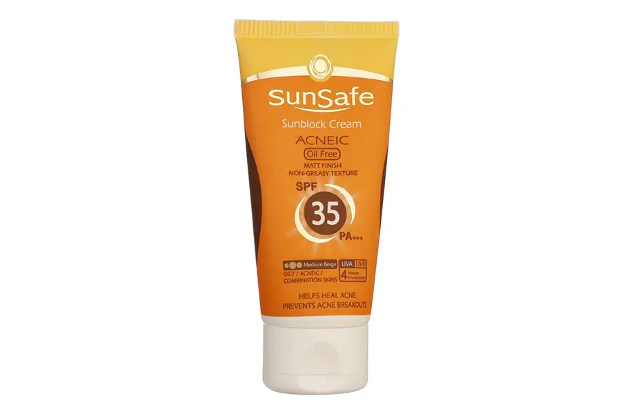 ضدآفتاب رنگی اقتصادی ایرانی سان سیف Tinted SPF35