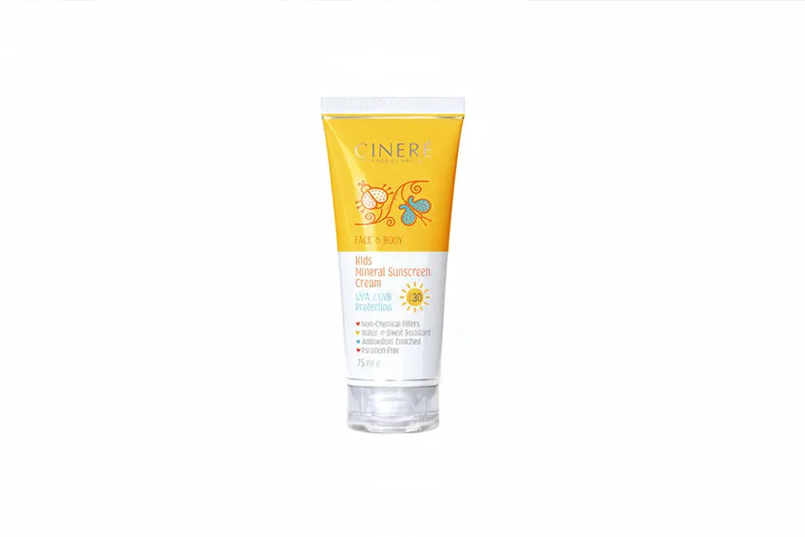 ضدآفتاب کودک سینره مناسب پوست‌های حساس