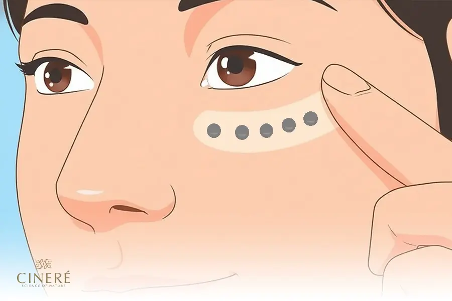 آموزش نحوه زدن کرم زیر چشم