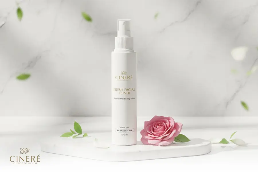 اسپری تونر سینره آبرسان و درخشان کننده پوست و ضد التهاب و قرمزی