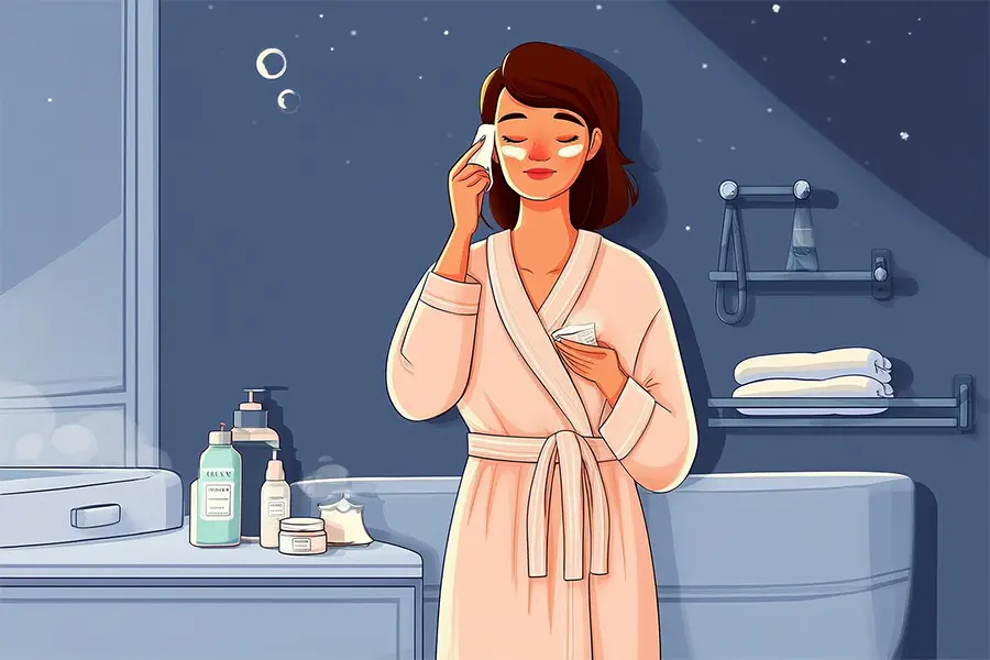 مراحل روتین پوستی شب برای انواع پوست