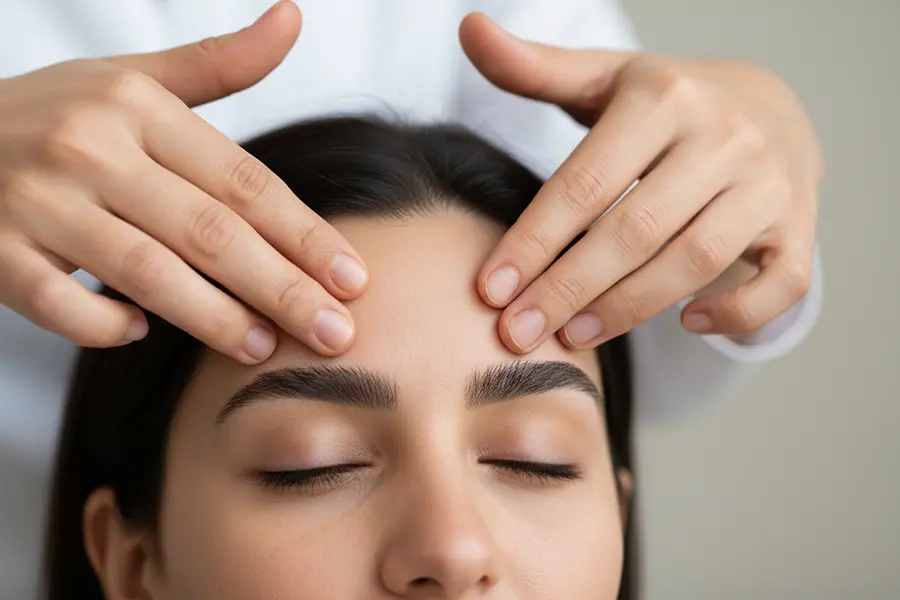 آموزش مرحله به مرحله ماساژ ابرو برای رشد و تقویت ابرو